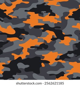 camouflage print for clothing or print. seamless pattern