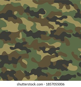 camouflage print vector seamless pattern