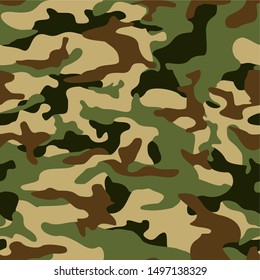 
Camouflage sand spots. Seamless pattern. Military texture. Design of fabrics and clothes. Hunting, fishing. Print on paper on textile. Vector graphics.