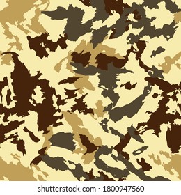 Camouflage seamless abstract pattern design vector illustration