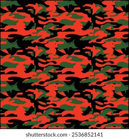 Camuflagem sem costura Bomba padrão textura. Vetor moderno abstrato fundo camo militar.