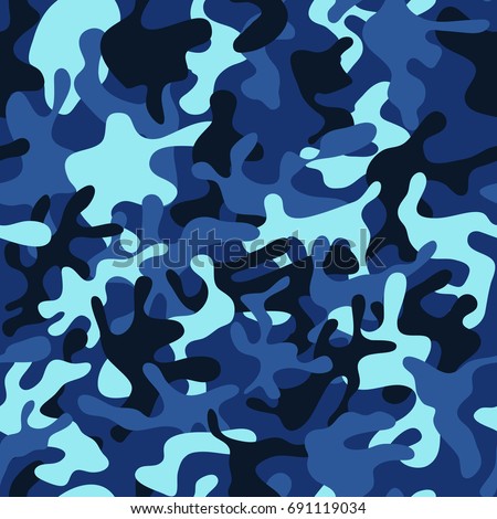  Camouflage Seamless Color Pattern Army Camo Stock 