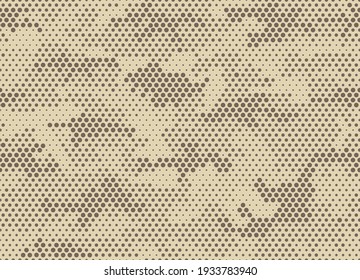 camouflage seamless geometric pattern. Abstract camo. Modern military texture. Print on fabric on clothes. Vector illustration