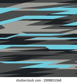 Patrón geométrico sin fisuras de camuflaje. Resumen de camo de cifras. Textura sin fin para tejidos y textiles. Ilustración del vector