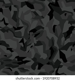 Camouflage seamless geometric pattern. Print on fabric on textile. Abstract camo. Vector
