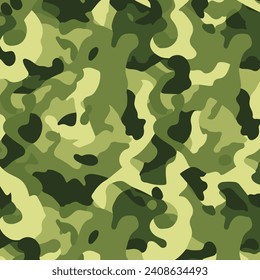 camouflage seamless military pattern with fabric background isolated design