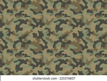 Camouflage seamless pattern