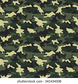 Camouflage seamless pattern.