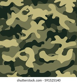 Camouflage seamless pattern.