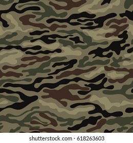 Camouflage seamless pattern