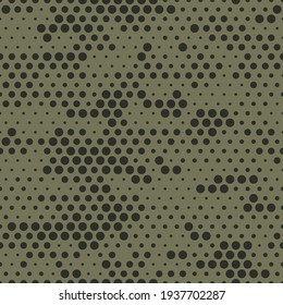 Patrón sin fisuras de camuflaje. Resumen camo. Textura digital militar. Impresión sobre tela textil. Ilustración del vector