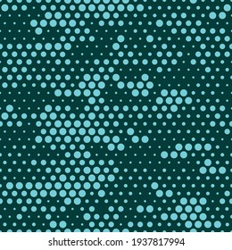 Camouflage seamless pattern. Abstract camo. Military texture. Digital background. Print on fabric on clothes. Vector illustration
