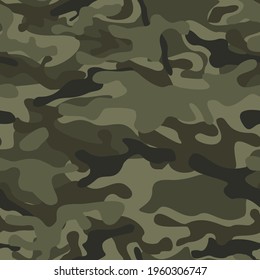 Patrón sin fisuras de camuflaje. Resumen de camo de los puntos. Textura militar. Impresión sobre tela textil. Vector