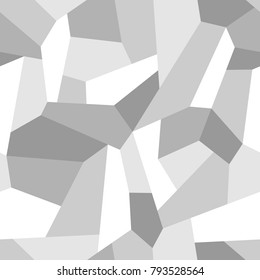 Camouflage seamless pattern. Abstract geometric vector military backgound.