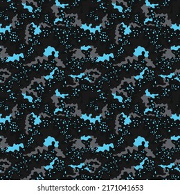 Camouflage seamless pattern. Abstract modern endless texture for fabric, fashion and vinyl print.