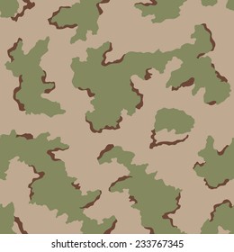 Camouflage seamless pattern. Abstract modern vector military background. Fabric textile print template.