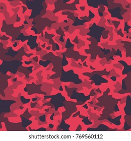 Camouflage seamless pattern. Abstract modern vector background.