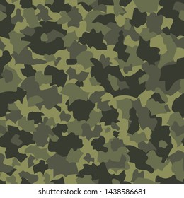 Camouflage seamless pattern. Abstract vector background.