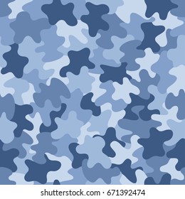 Camouflage seamless pattern. Abstract vector background