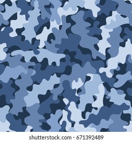 Camouflage seamless pattern. Abstract vector background