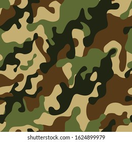 
Camouflage seamless pattern Army background. Modern military camo. Print