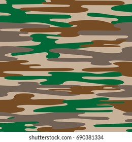 Camouflage seamless pattern background