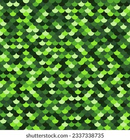 Camouflage seamless pattern background. Classic acid partisan clothing style masking camo repeat print. Apple green colors army field and urban texture. Design element vector illustration.