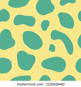 Camouflage seamless pattern background with spots Green stones logo icon sign Abstract design for textile cover Animal leather style Fashion print clothes apparel greeting invitation card flyer poster