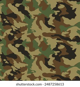 Camouflage Seamless pattern background vector illustration. Military camouflage all over print design ready to print. design for use background all over fabric print wrapping paper and others