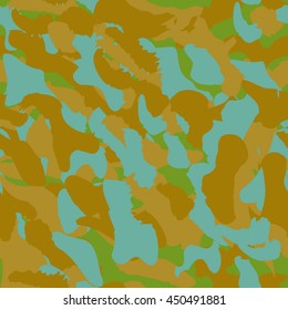 Camouflage seamless pattern. Camo fashion seamless print