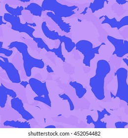 Camouflage seamless pattern. Camo fashion seamless print