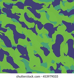 Camouflage seamless pattern. Camo fashion seamless print
