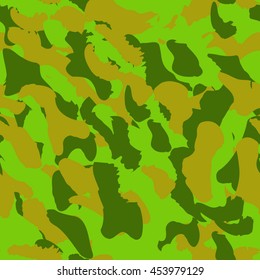 Camouflage seamless pattern. Camo fashion seamless print