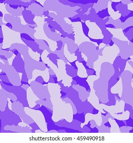 Camouflage seamless pattern. Camo fashion seamless print