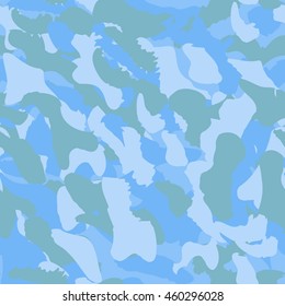 Camouflage seamless pattern. Camo fashion seamless print