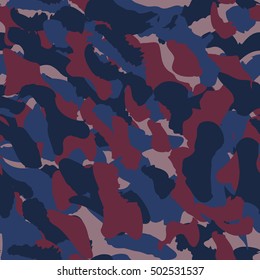 Camouflage seamless pattern. Camo fashion seamless print