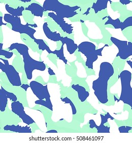 Camouflage seamless pattern. Camo fashion seamless print