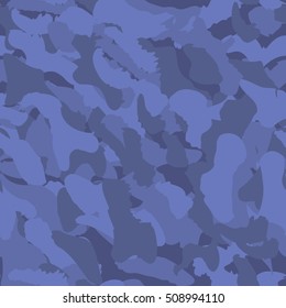 Camouflage seamless pattern. Camo fashion seamless print