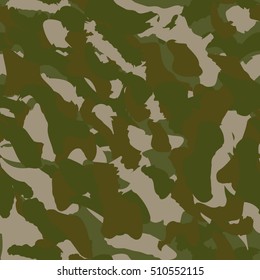 Camouflage seamless pattern. Camo fashion seamless print