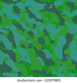 Camouflage seamless pattern. Camo fashion seamless print