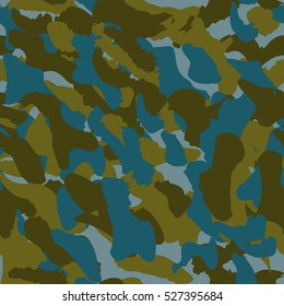 Camouflage seamless pattern. Camo fashion seamless print