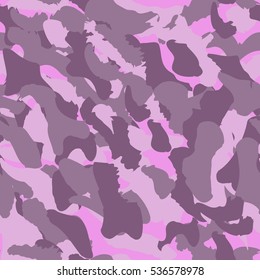 Camouflage seamless pattern. Camo fashion seamless print