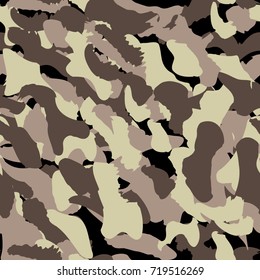 Camouflage seamless pattern. Camo fashion seamless print. Marble swimwear vector design.