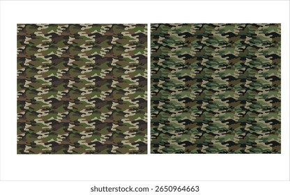 Camouflage seamless pattern. camouflage, dark khaki background, fashion design for uniform. Forest Camo Pattern Repeat
