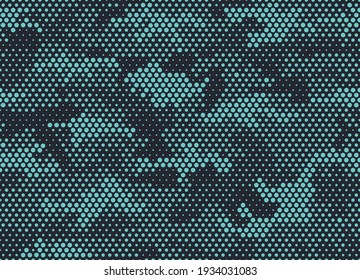 Camouflage seamless pattern. digital camo. Modern print for fabric and clothing. Template for design. Vector illustration