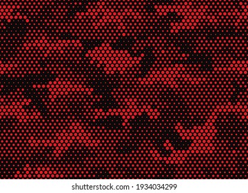 Camouflage seamless pattern. digital camo. Modern print for fabric and clothing. Vector illustration