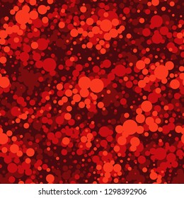 Camouflage seamless pattern dotted texture. Abstract rounded modern military camo ornament for fabric and fashion print. Vector background.