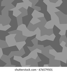 Camouflage. Seamless pattern with geometric military vector ornament.