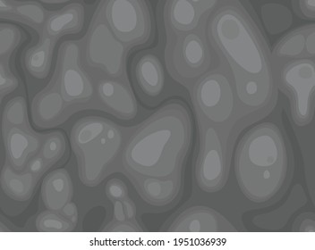 El camuflaje es gris sin fisuras. Resumen del fondo de las manchas. Camo digital. Imprimir. Vector