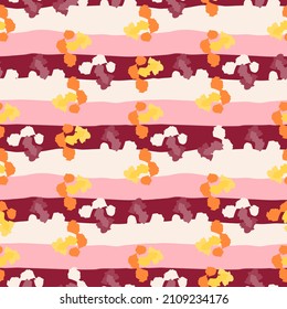Camouflage seamless pattern. Irregular shapes endless wallpaper. Abstract animal print. Funny doodle camo elements background. Creative design for fabric, textile print, wrapping, cover